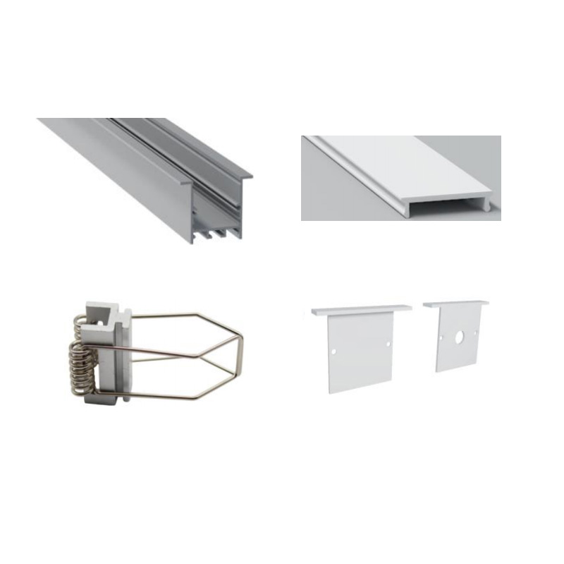 LED Recessed Channel For 32mm Quad Row LED Strip Light LED Recessed Channel For 32mm Quad Row LED Strip Light